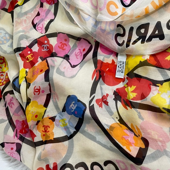 Chanel Rue Cambon Silk Scarf. - Picture 8 of 16